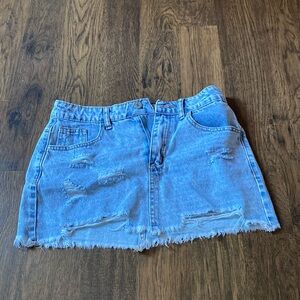 SHEIN denim skirt